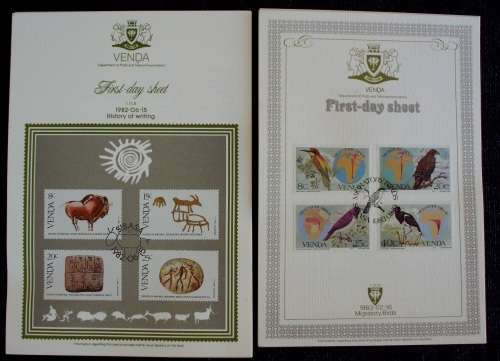 First Day Sheets - Venda 1980s x30 - mint