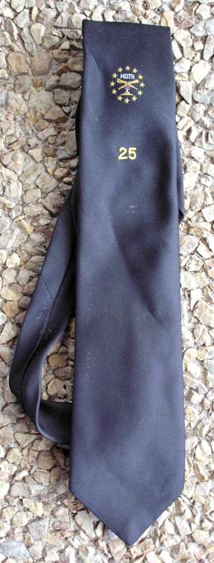 Mens Tie - Moth - 25 years Service - Used
