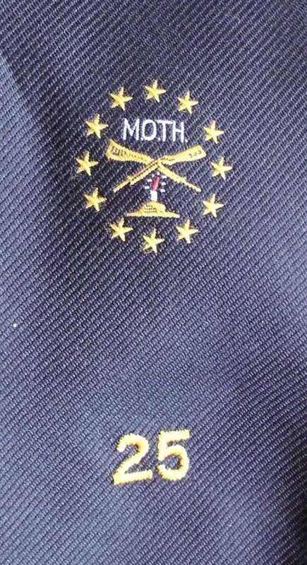 Mens Tie - Moth - 25 years Service - Used