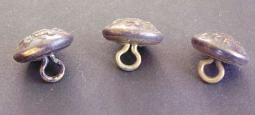 Militay buttons SA Army small x3