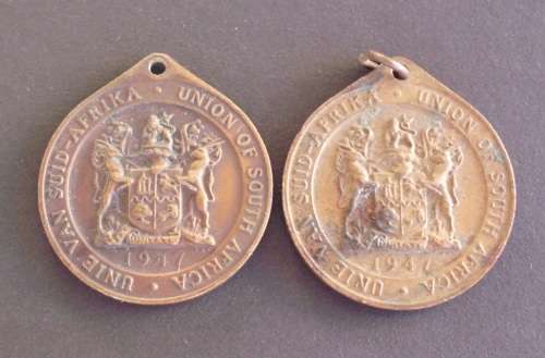 Medal Royal Visit 1947 x2