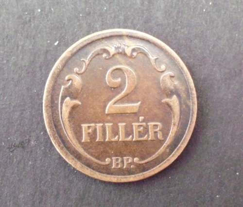 Coin Hungary 2 Filler 1928 EF