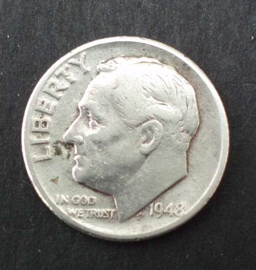 Coin USA Dime 1948 fine