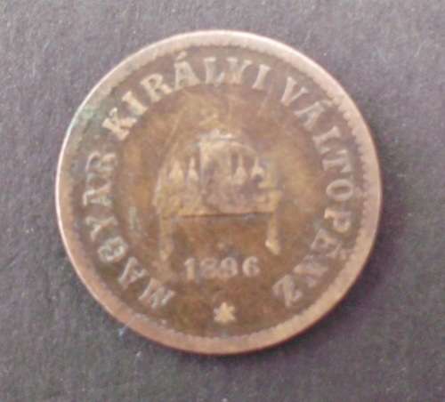 Coin hungary 2 filler 1896 Ef