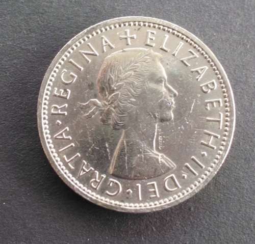 Coin UK 1965 2 shilling EF