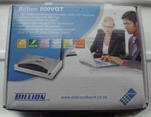 Telkom ADSL router Billion 800VGT used