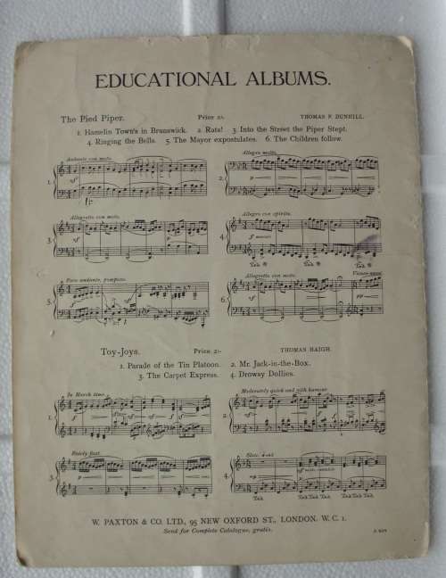 Music sheet `Coppelia ` antique