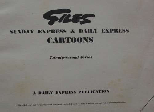 Comic book `Giles` x 5