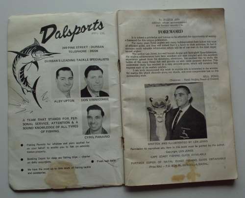 Book Angling Natal vintage