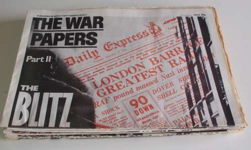 Newspapers "War Papers" 1976 x 15 unused