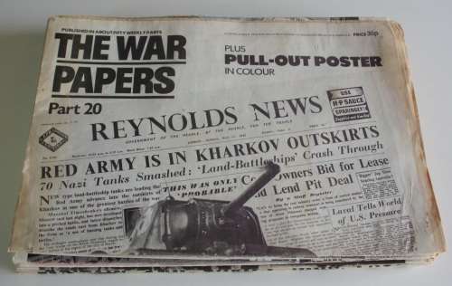Newspapers "War Papers" 1976 x 15 unused