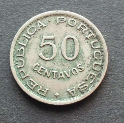 Coin-Mocambique 1950 50 centavos ef