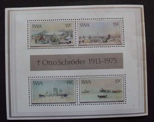 Stamp SWA Otto Schreuder 1975 mint