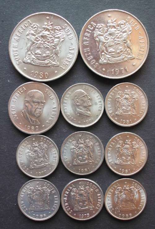 Coin SA mixed lot 1 Almost Unc
