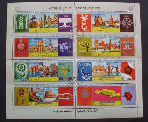 Stamp - Sheets - 9 various - cto