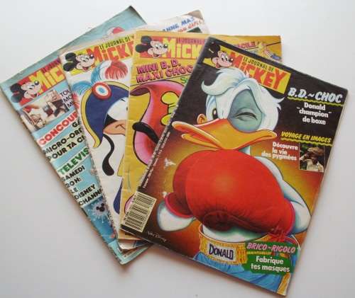 Comic book - Le journal De Mickey - France 1980s/90s