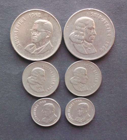 Coin RSA mixed lot 1965/68 D