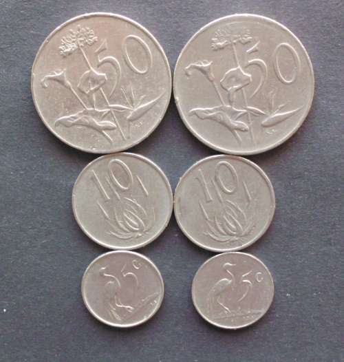 Coin RSA mixed lot 1965/68 D