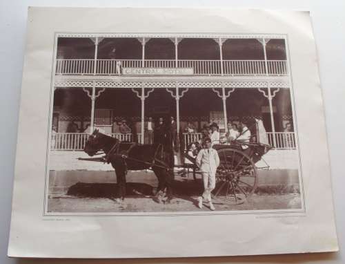 Print of Central Hotel , Molteno - Antique