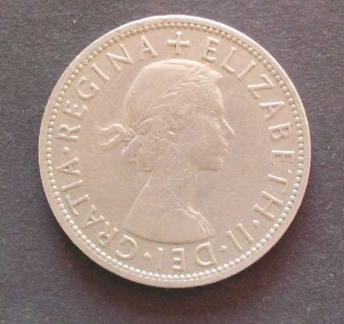 Coin - Uk Half Crown 1956 VF