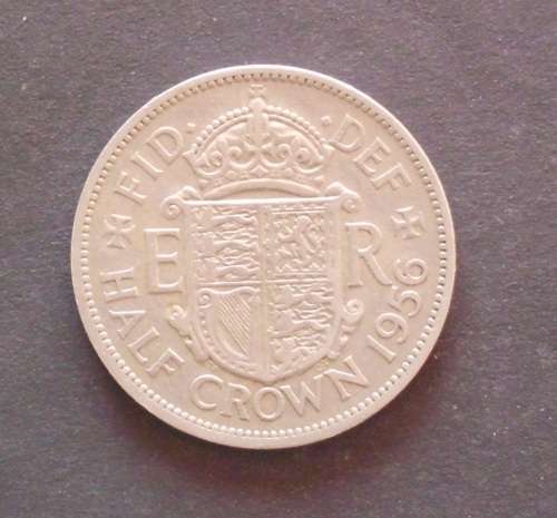 Coin - Uk Half Crown 1956 VF