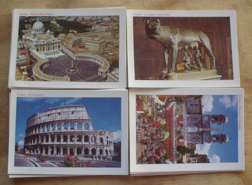 Postcards Italy x 42 unused