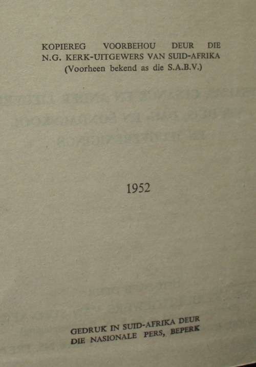 Book - Die Halleluja 1952 1st edition