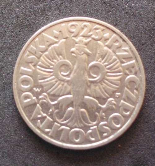 Coin - Poland 50 Groszy 1923 Vf