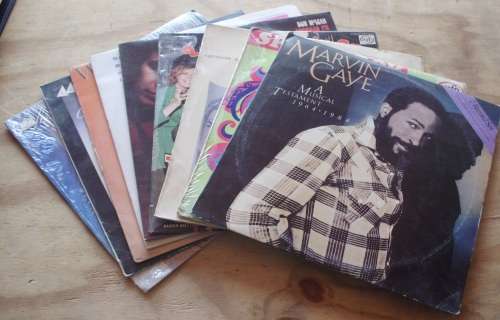 LP - Various mixed batch x 9
