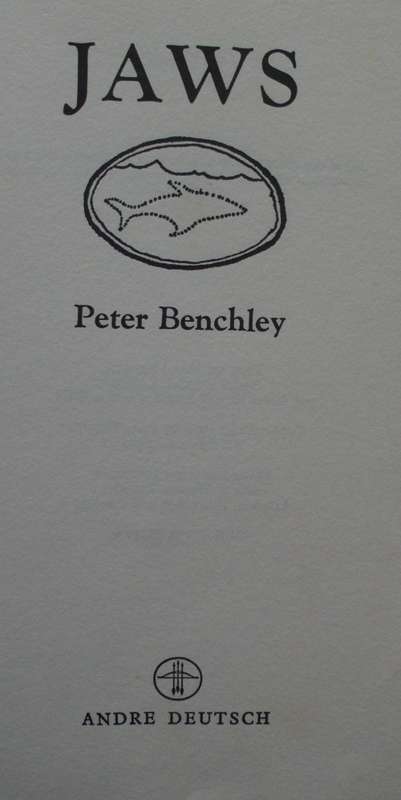 Book - Jaws - Peter Benchley - 1st ed. 1974