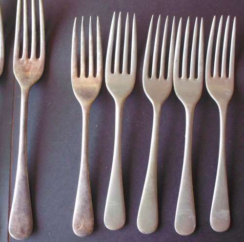 Kitchen knives + Forks mixed lot Sheffield