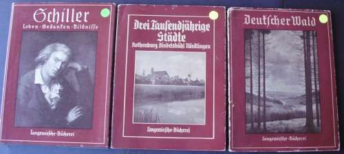 Book Germany x 3 Commemorating Schiller,etc