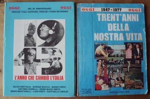 Magazines Italy Oggi x 2