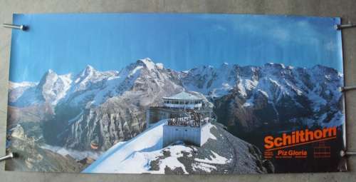 Posters and maps from Swiss Alps unused