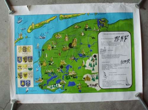 Posters and maps from Swiss Alps unused