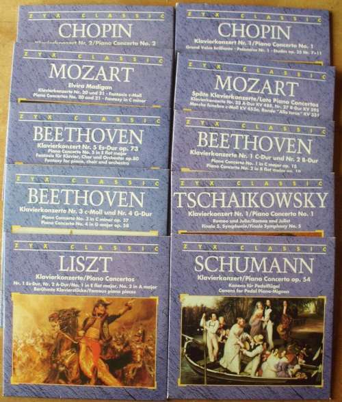 CD x 10 Piano Concertos used