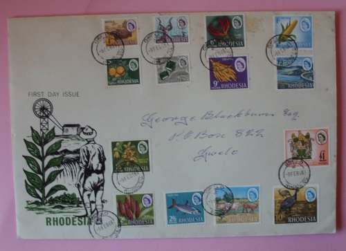 FDC Rhodesia 1966 Gwelo CTO unused.