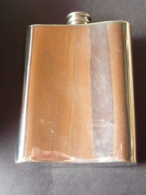 Hipflask English Pewter Toyota vintage unused