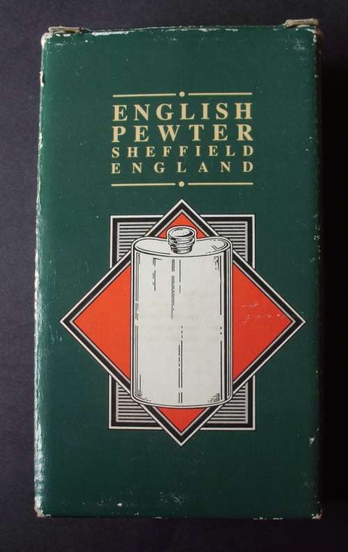 Hipflask English Pewter Toyota vintage unused
