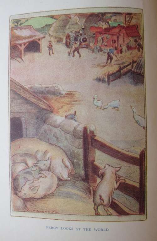 Book - Percy Pig - Adventures in Animal Land - T.Paynten Gunton 1948