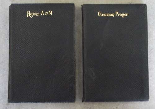 Bible - Antique Prayer/Hymns Set Pocket Edition rare