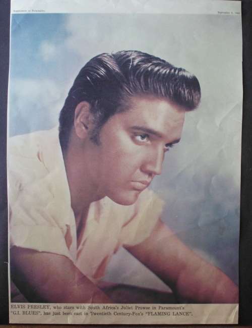 Poster Elvis 1960 Personality