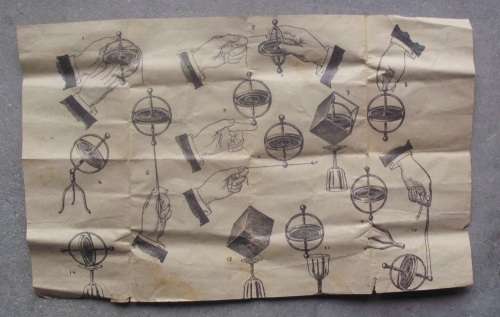 Antique Gyroscope Regd. Patent France