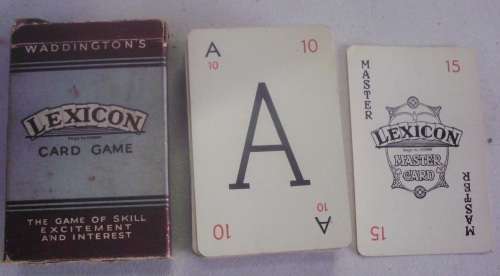 Lexicon Card Game Vintage