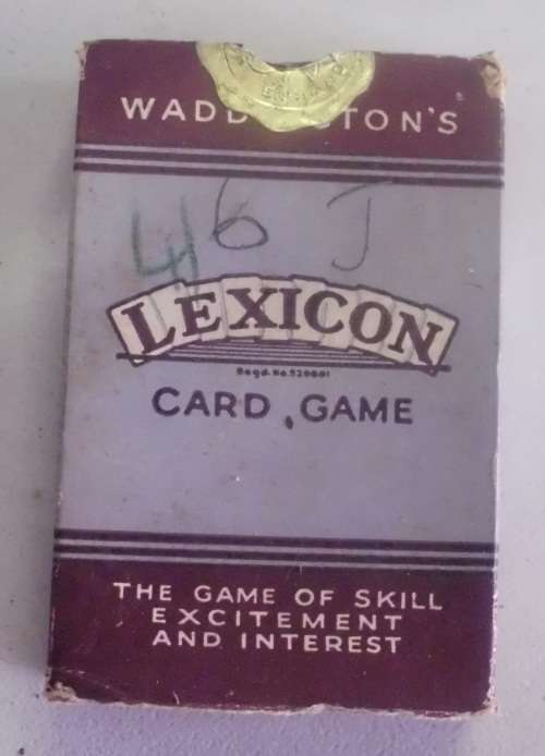 Lexicon Card Game Vintage