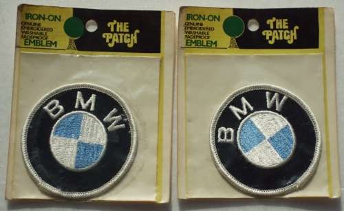 Badge cloth BMW original USA
