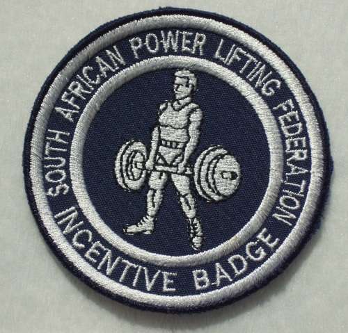 Badge cloth Weightlifting
