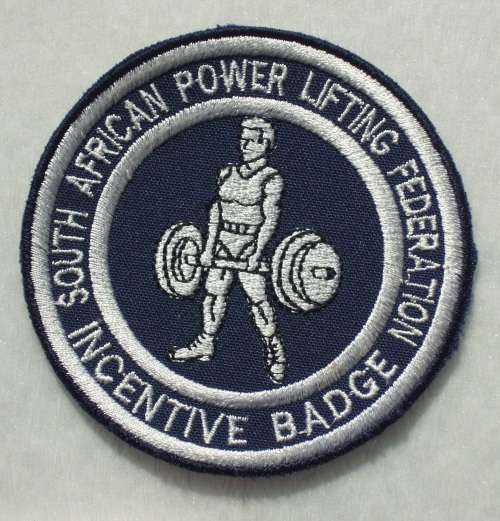 Badge cloth Weightlifting