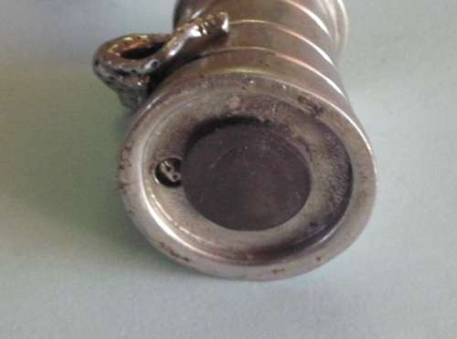 Salt and Pepper set solid metal with animal decoration