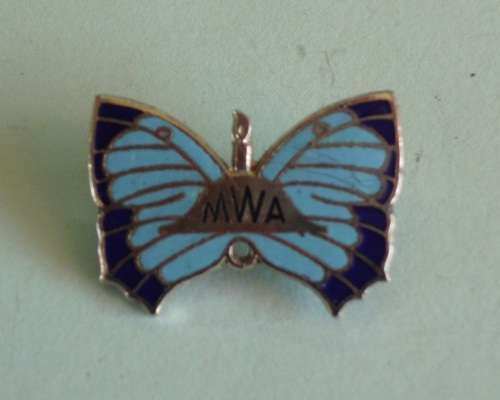 Pinbadge Butterfly metal unused
